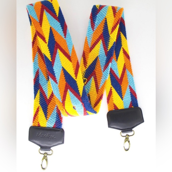 MariPepe Barcelona Bag strap in Multicolor navy - Picture 2 of 4